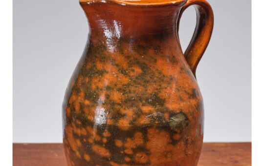 antique Pennsylvania redware pitcher