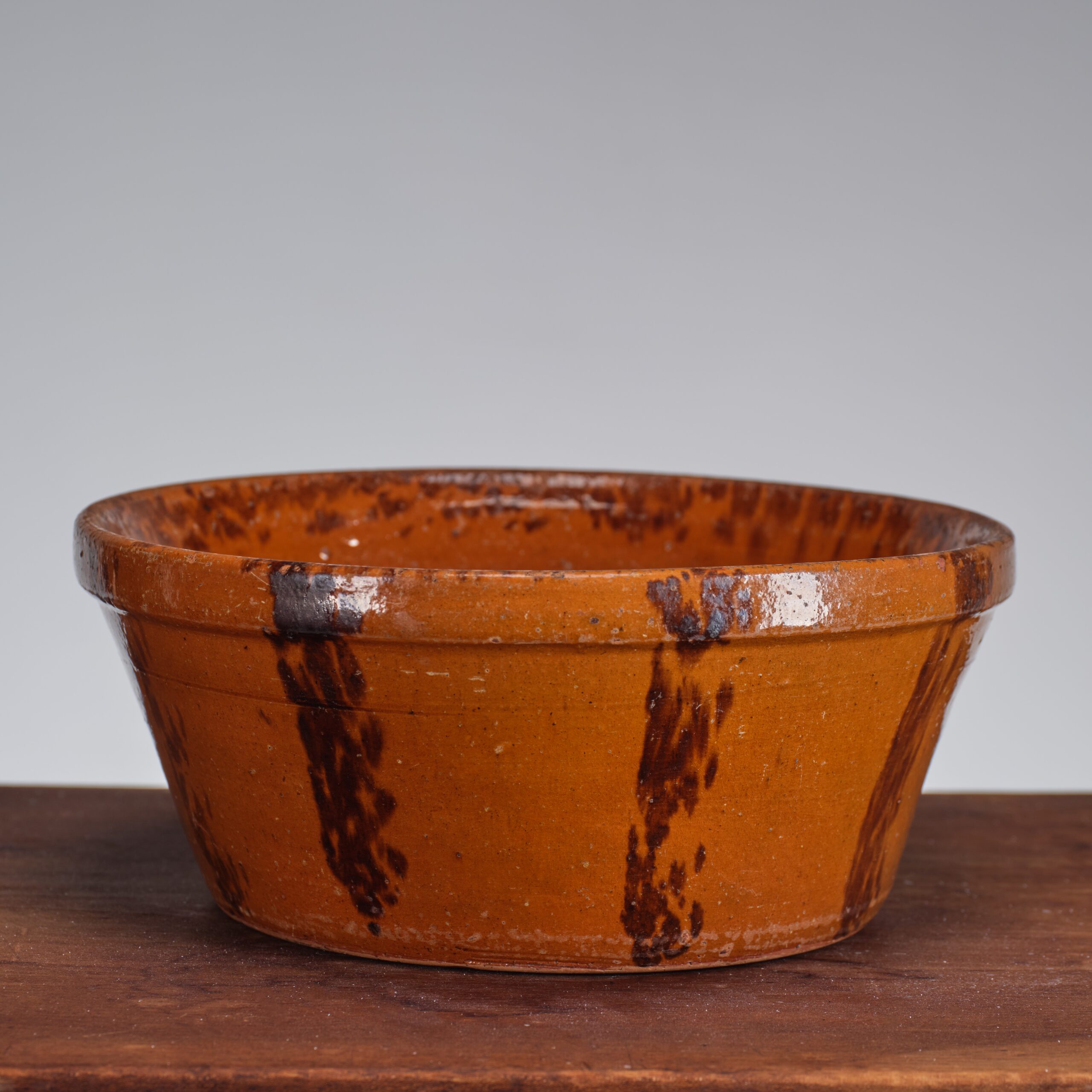 glazed redware mixing bowl rel=