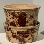 antique large earthenware flowerpot
