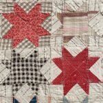 antique cotton doll quilt