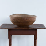 antique elm burlwood bowl