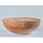 antique elm burlwood bowl