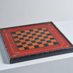 antique double-sided gameboard