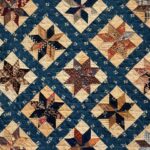 antique stars crib quilt