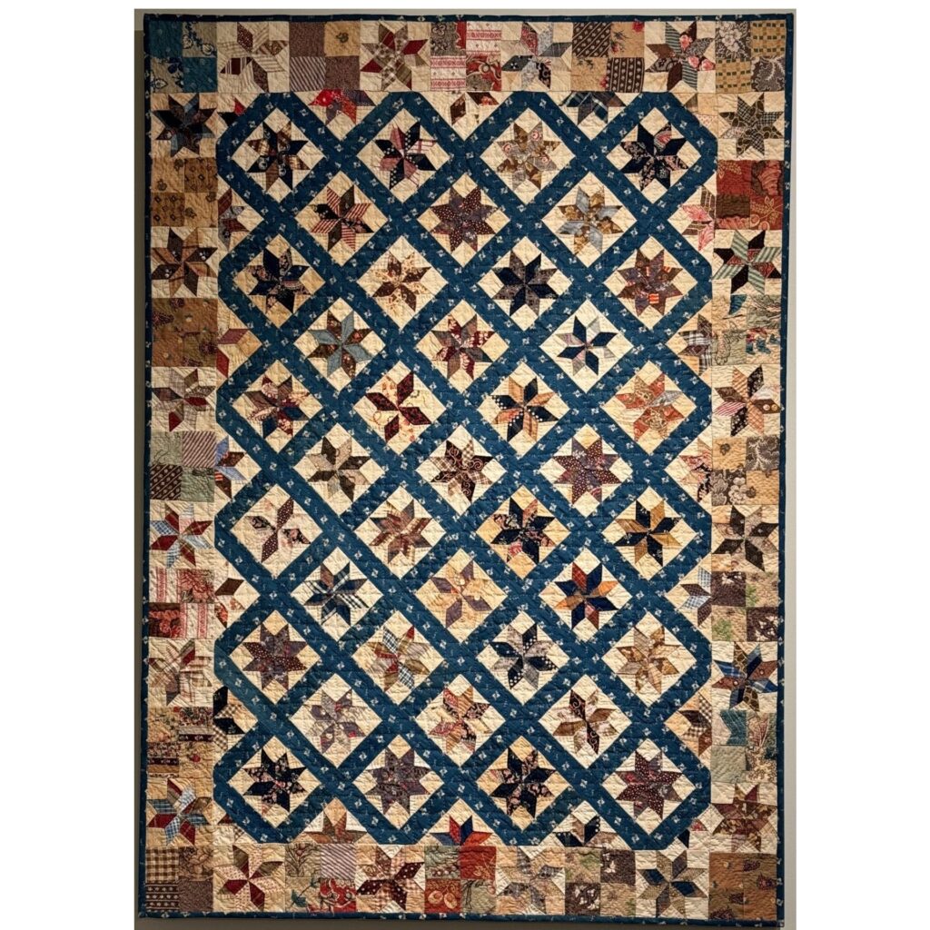 antique stars crib quilt