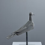 antique zinc dove ornament