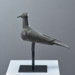 antique zinc dove ornament