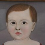 American folk art portrait