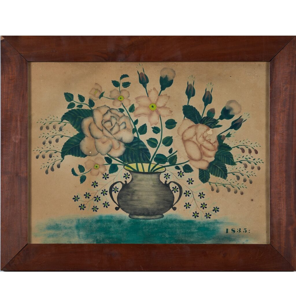 antique floral still life