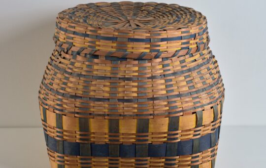 Native American storage basket