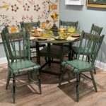 set of painted windsor chairs