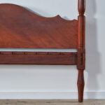 antique painted tester bed