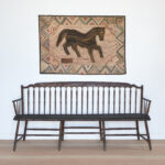 Pennsylvania painted windsor settee