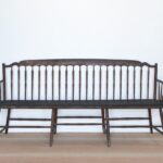 Pennsylvania painted windsor settee