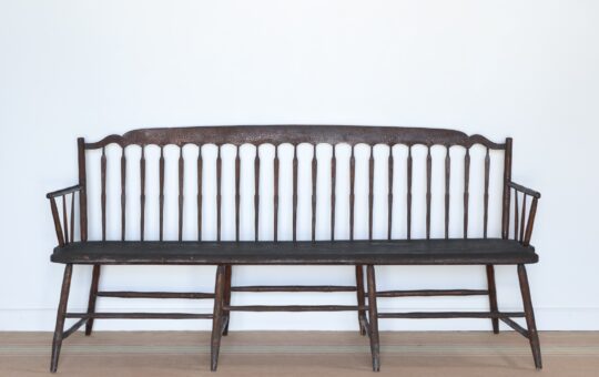Pennsylvania painted windsor settee