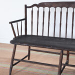 Pennsylvania painted windsor settee