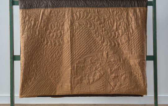 antique whole-cloth quilt