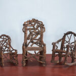 antique miniature rustic furniture