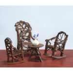 antique miniature rustic furniture