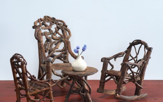 antique miniature rustic furniture