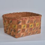 antique open woodlands basket