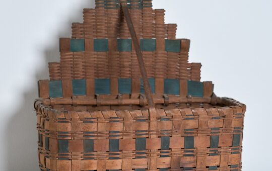 antique hanging wall basket
