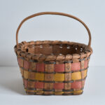 antique woodlands splint basket