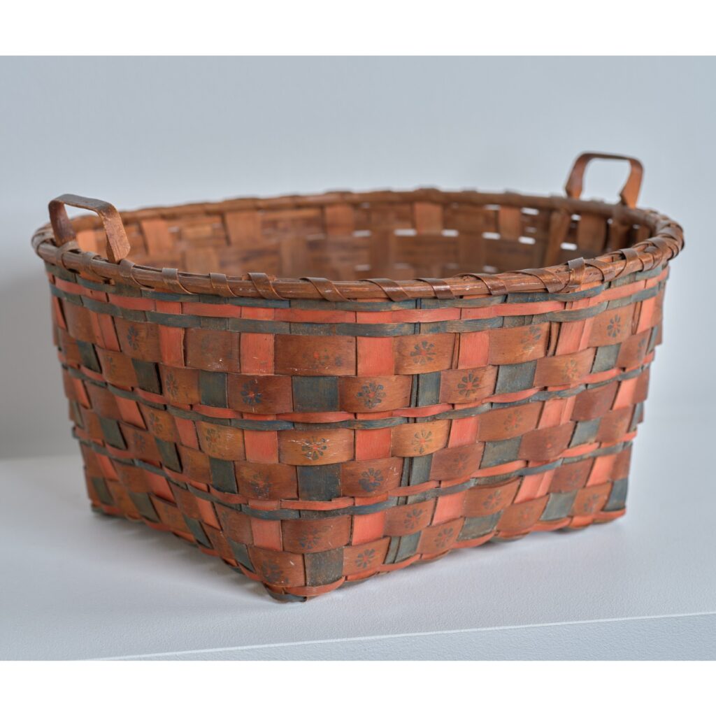 double-handled woodlands basket