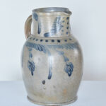 antique large stoneware pitcher