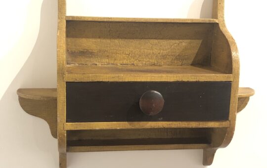 hanging shelf with drawer