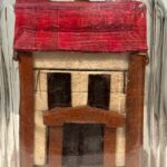 antique house in bottle