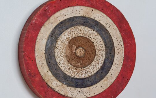 American antique small dartboard
