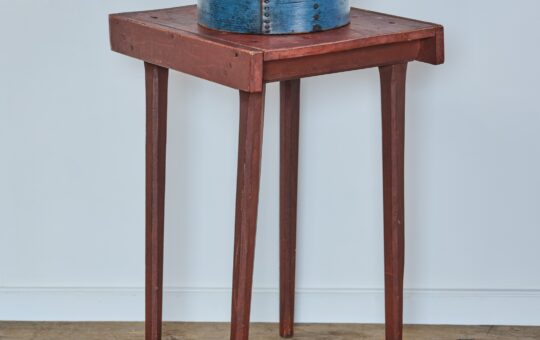 antique primitive side table