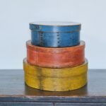 antique graduated pantry boxes