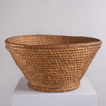 antique rye basket bowl