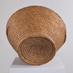 antique rye basket bowl