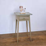 antique green-painted stand