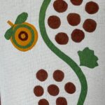 antique appliqued religious quilt
