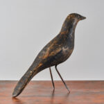 antique wood crow decoy
