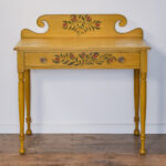antique painted dressing table