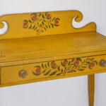 antique painted dressing table