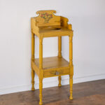 American antique painted washstand