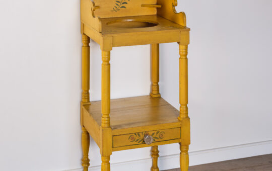 American antique painted washstand