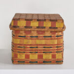 square lidded woodlands basket