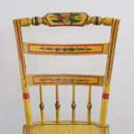 pair painted Windsor chairs