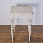 antique white-painted table