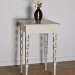 antique white-painted table
