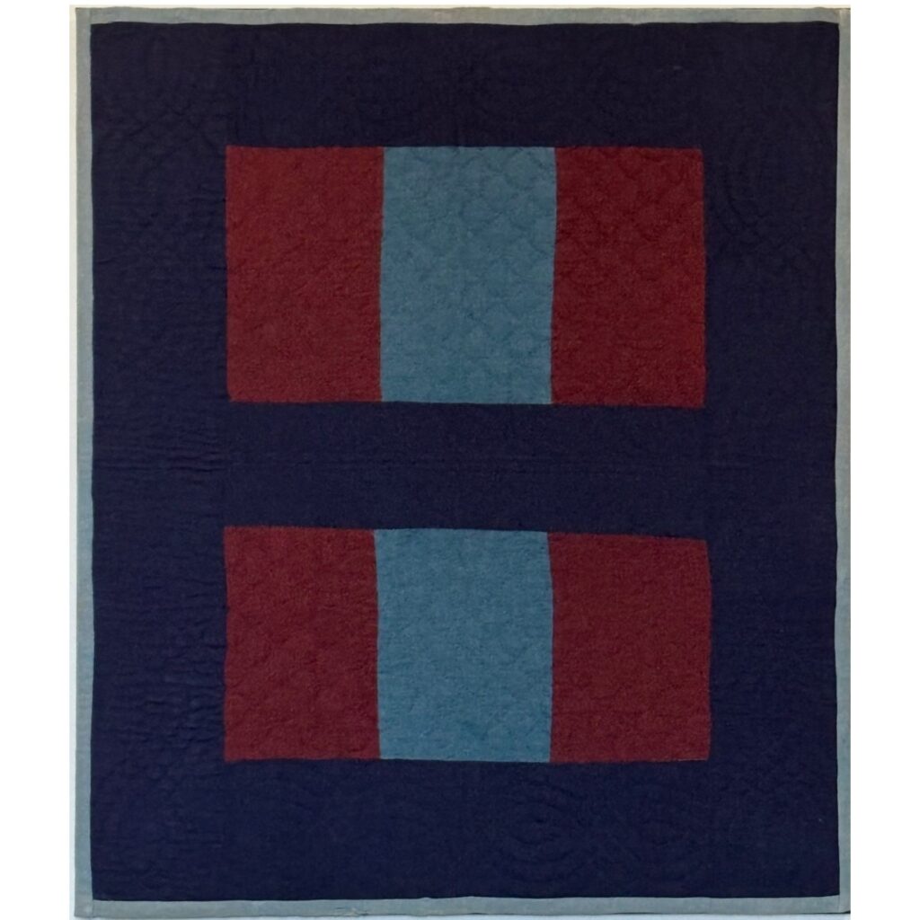 antique Amish crib quilt