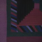 pieced Amish crib quilt