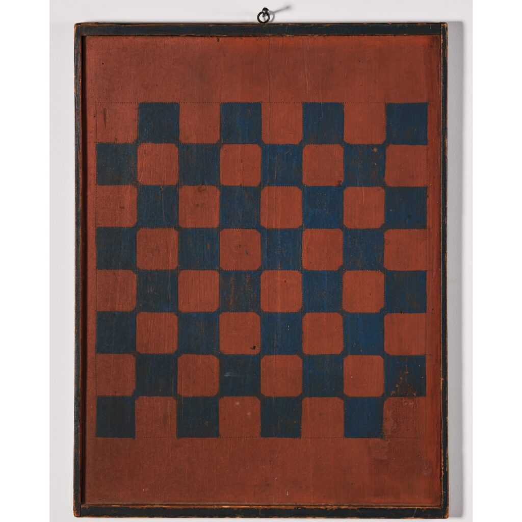 antique double-sided gameboard